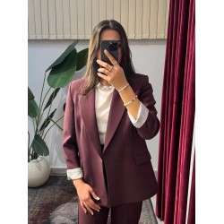 Blazer Ceket (Bordo)