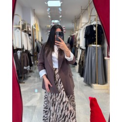 Blazer Ceket (Kahve)